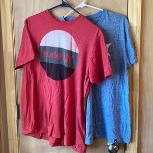2 Hurley shirts